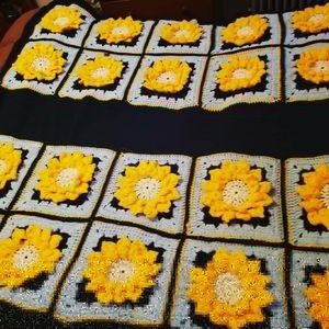 Sunflower blanket